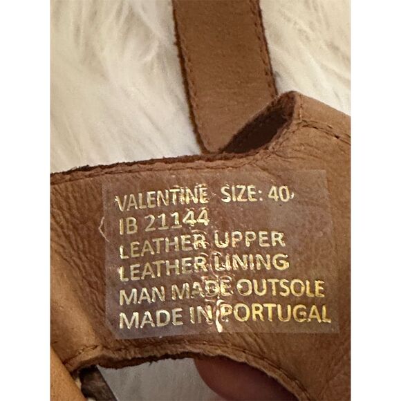 Miz Mooz Women's Valentine Sandals in Brandy Colored Leather Size 40 New in Box - Picture 12 of 16